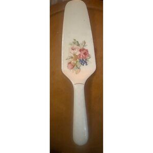 Vintage Mikasa English Bouquet  design porcelain cake/pie server Bone China Flor